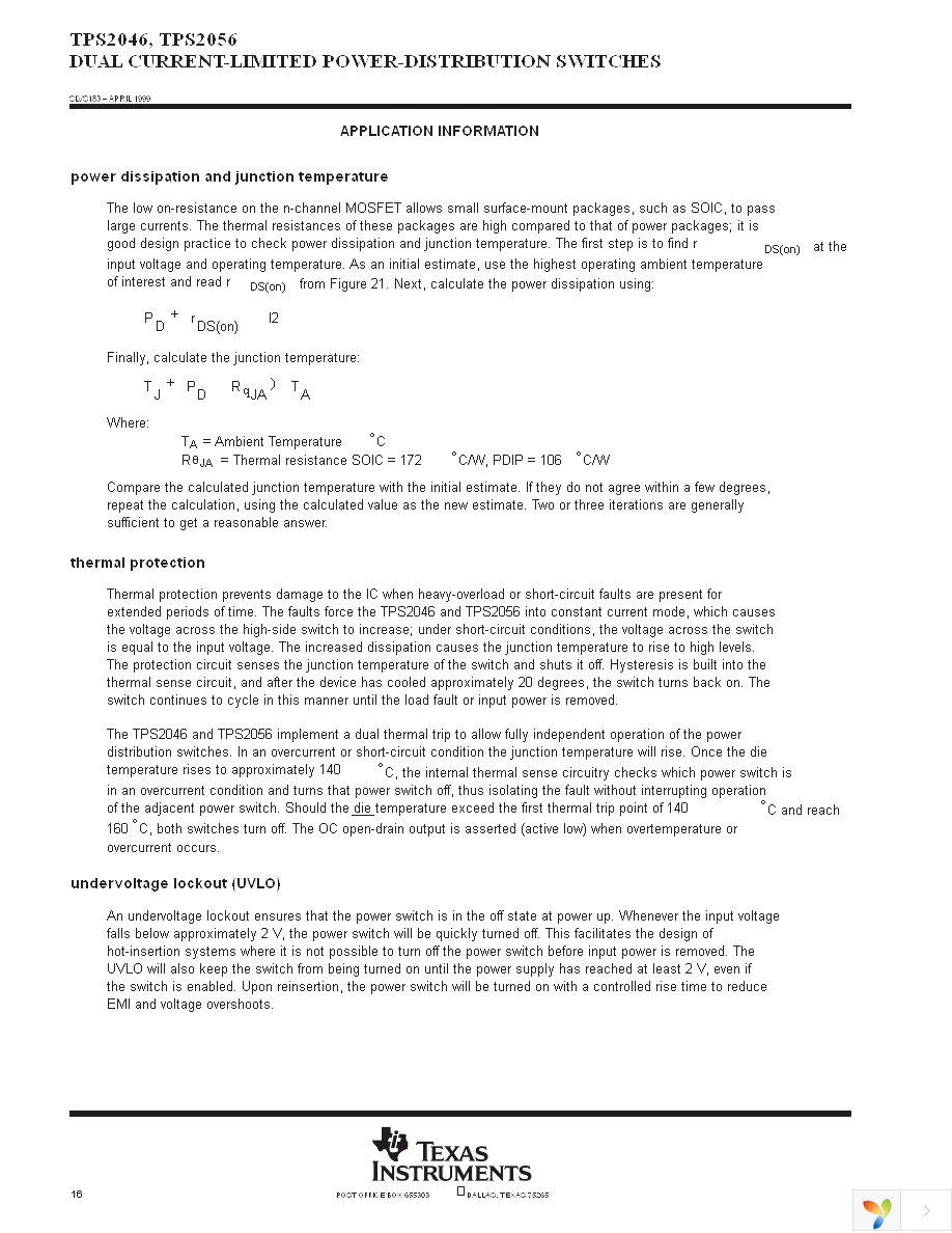 TPS2056D Page 16