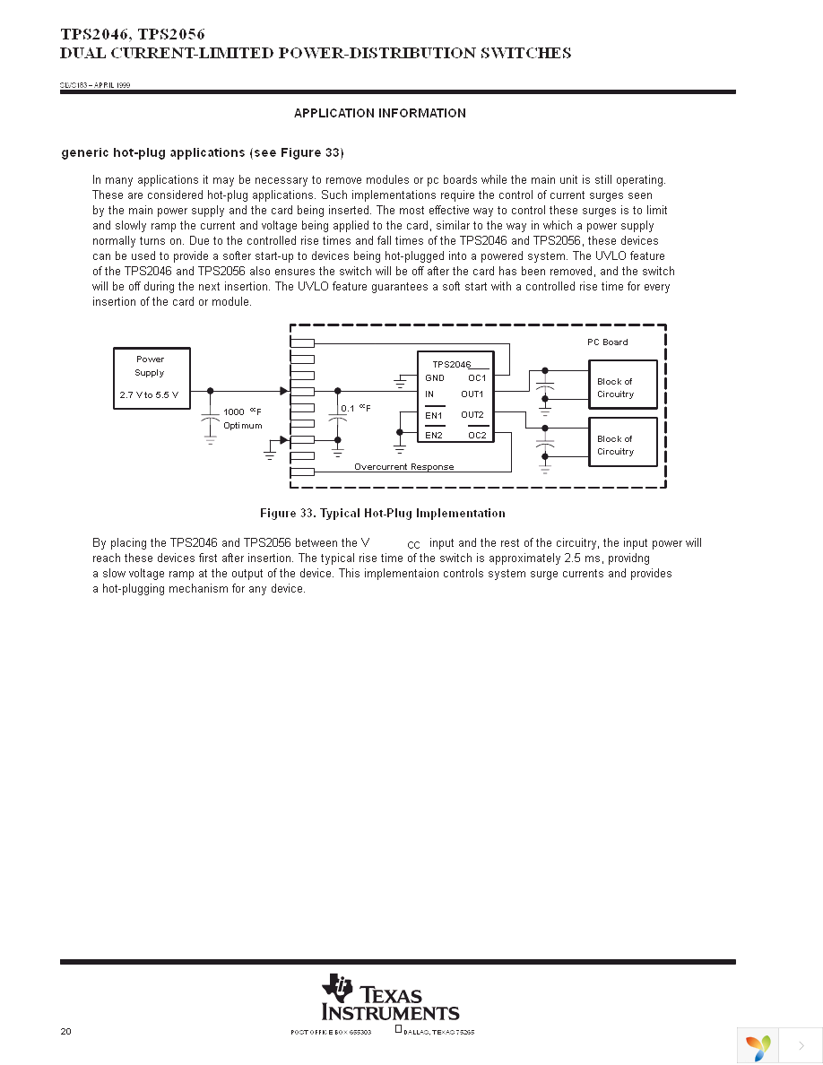 TPS2056D Page 20