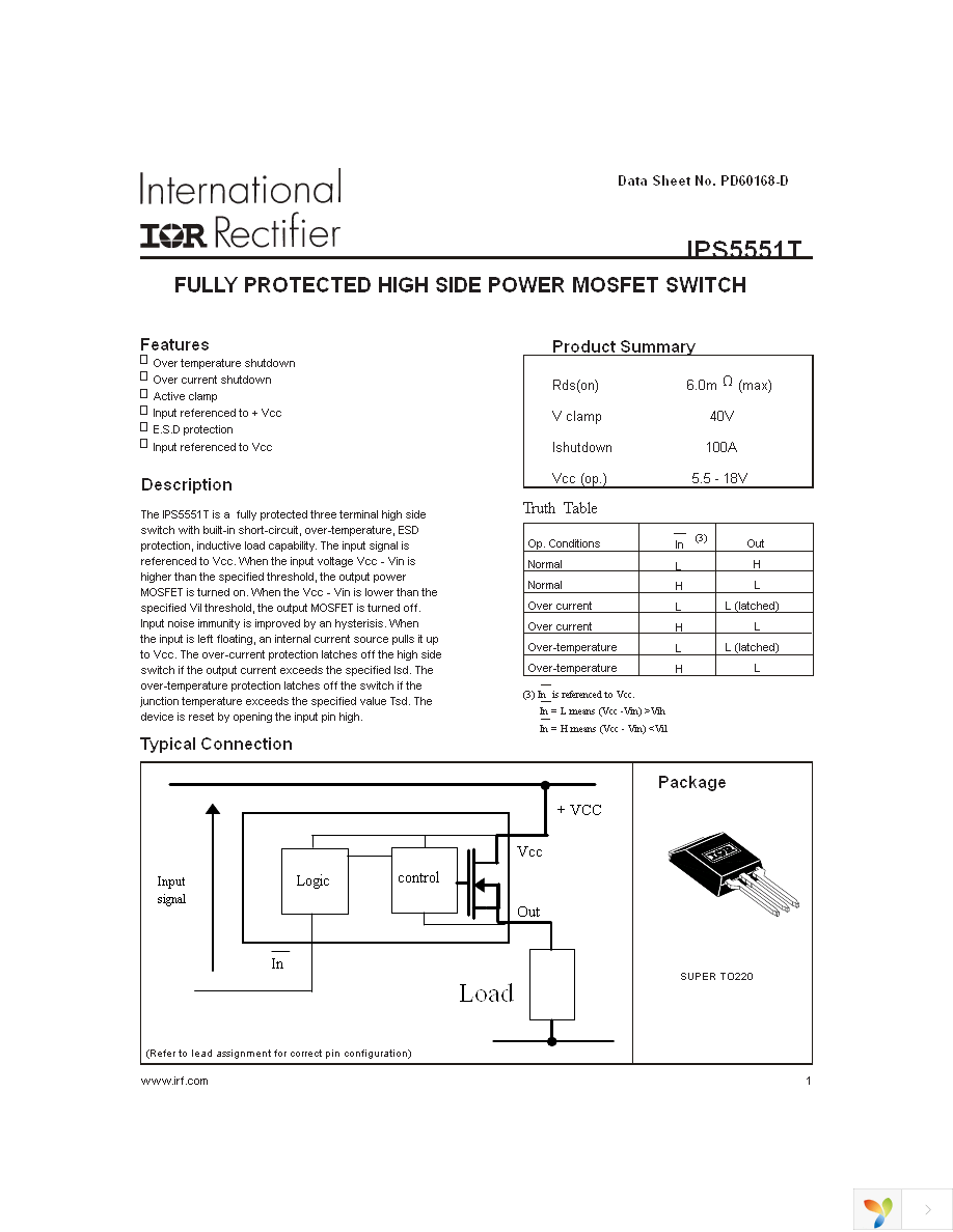 IPS5551T Page 1