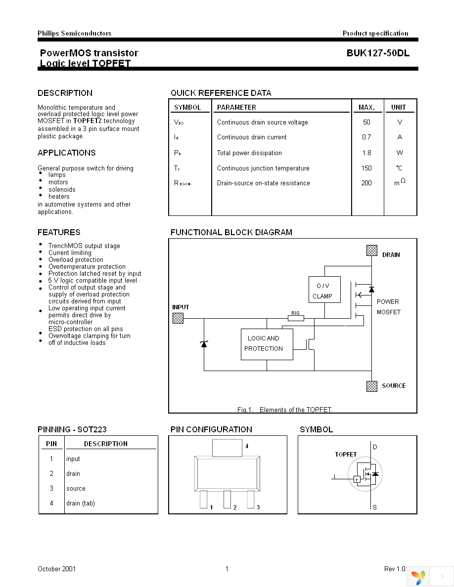 BUK127-50DL,115 Page 1