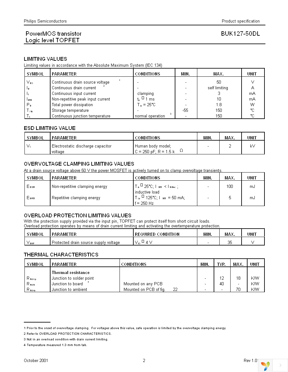 BUK127-50DL,115 Page 2