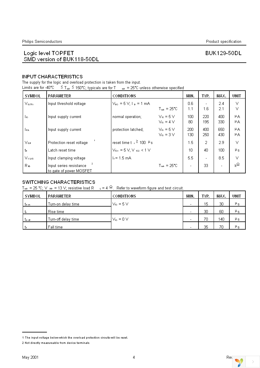 BUK129-50DL,118 Page 4