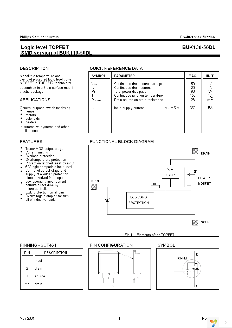 BUK130-50DL,118 Page 1