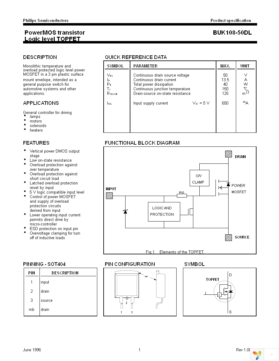 BUK108-50DL,118 Page 1