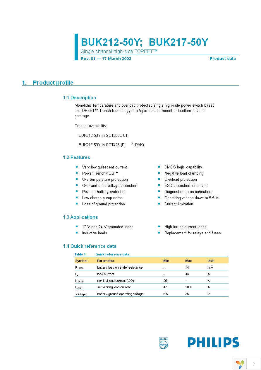 BUK212-50Y,127 Page 1