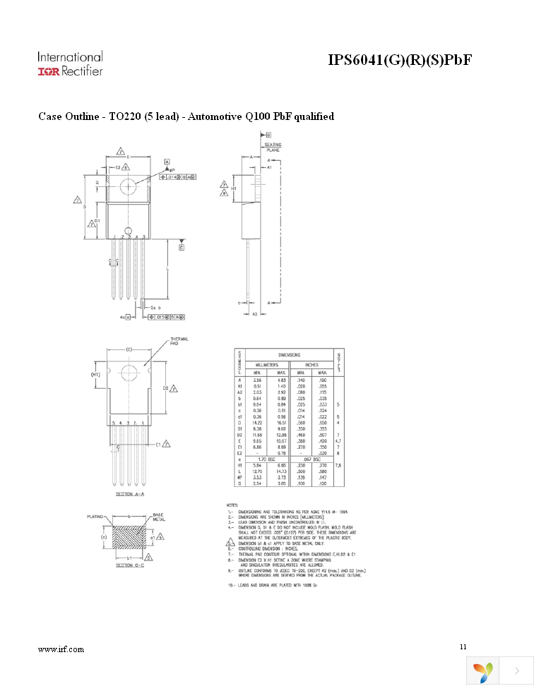 IPS6041STRLPBF Page 11