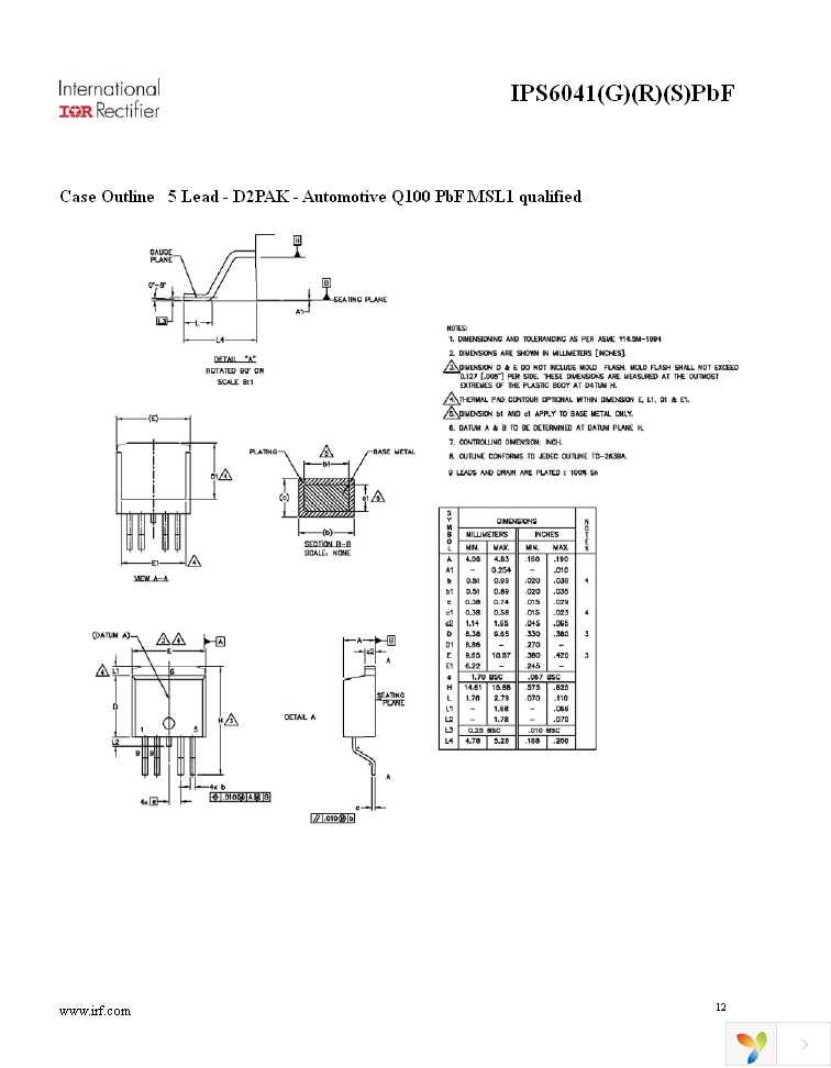 IPS6041STRLPBF Page 12