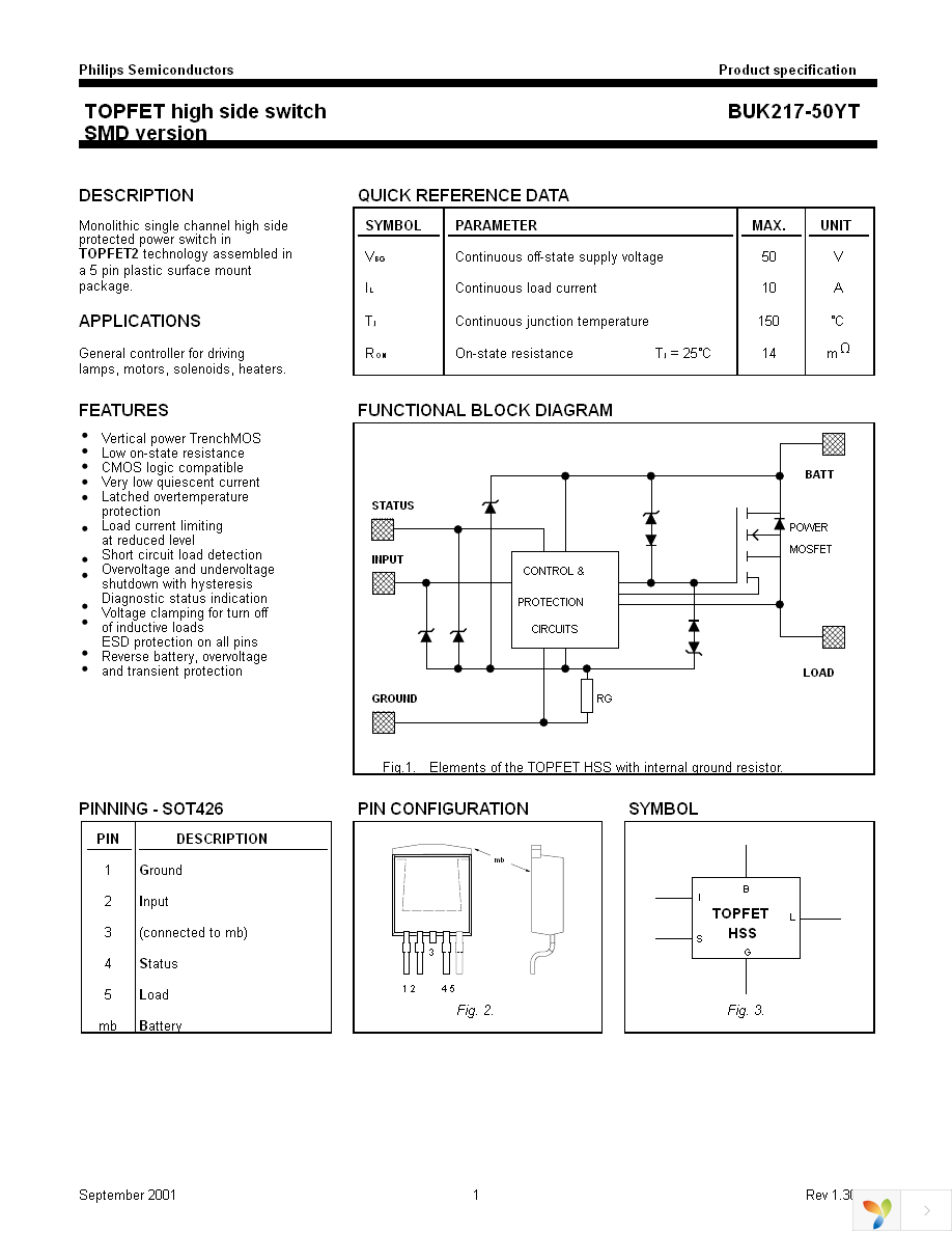 BUK217-50YT,118 Page 1