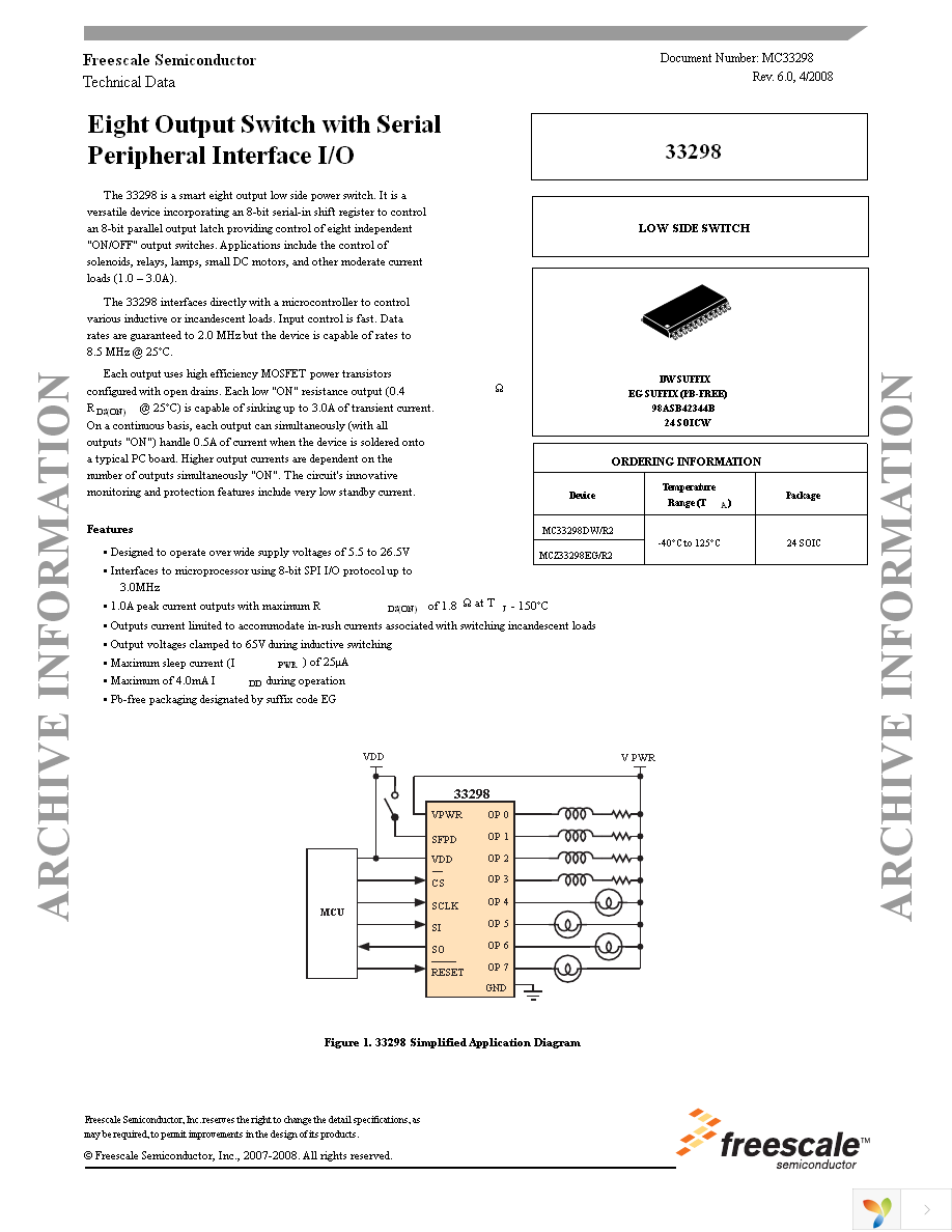 MC33298DWR2 Page 1