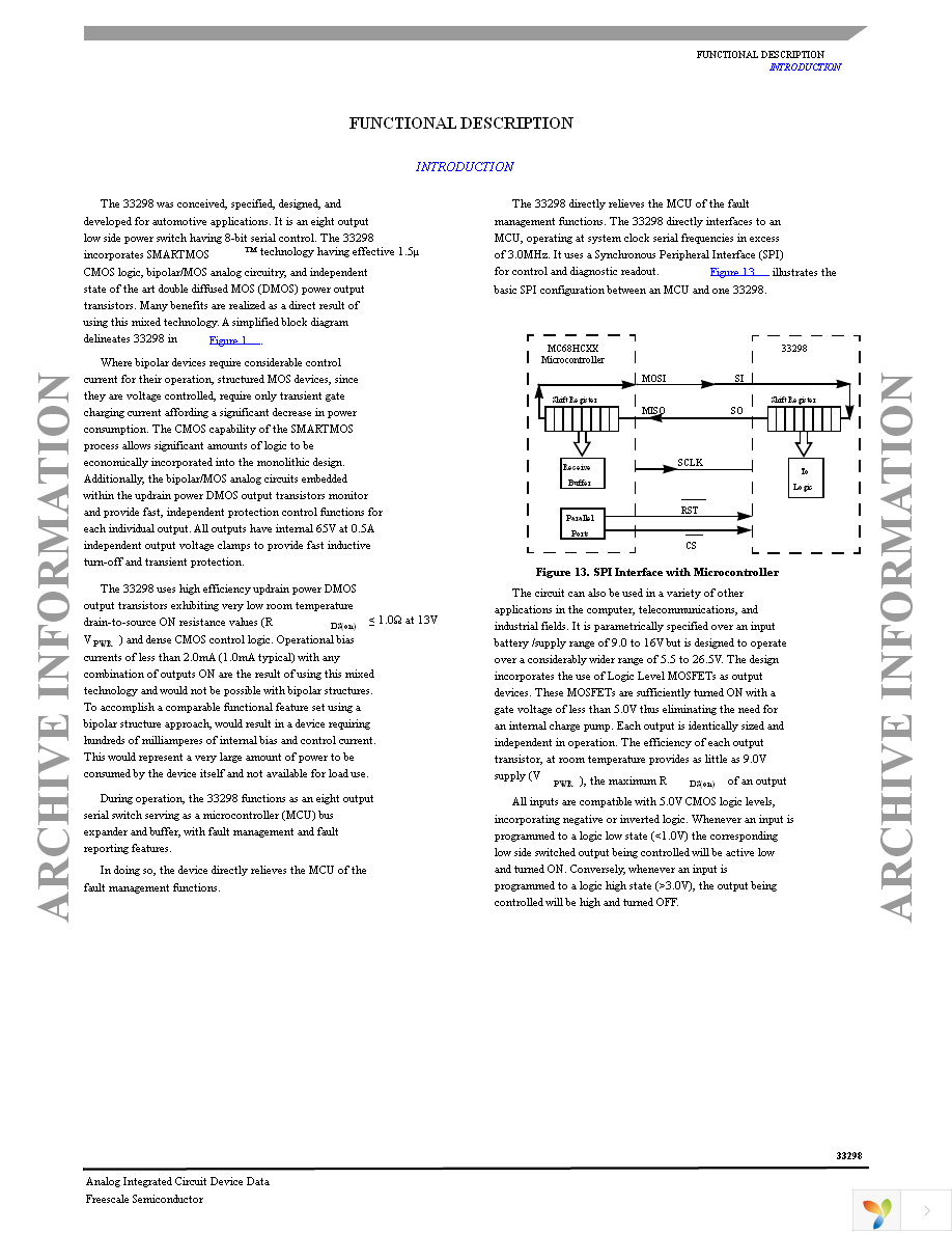 MC33298DWR2 Page 13