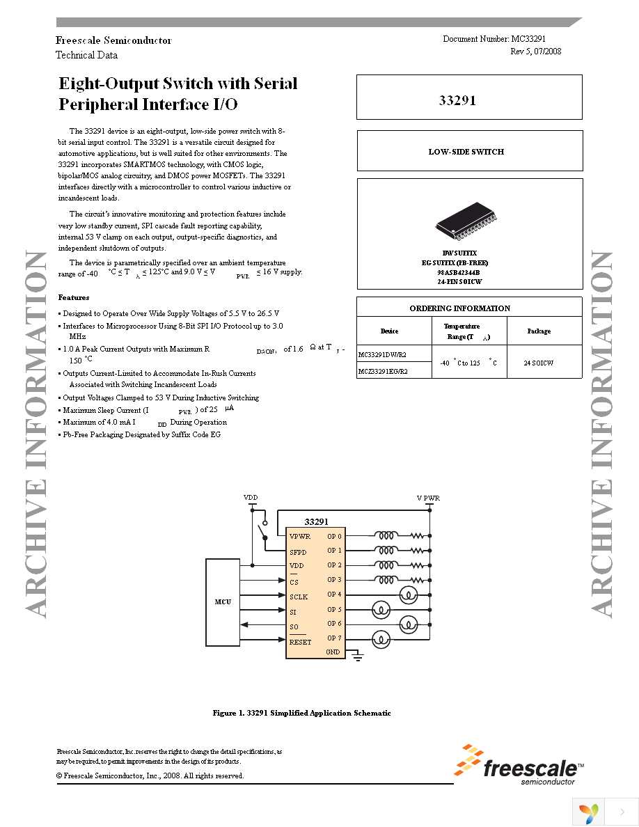 MC33291DW Page 1