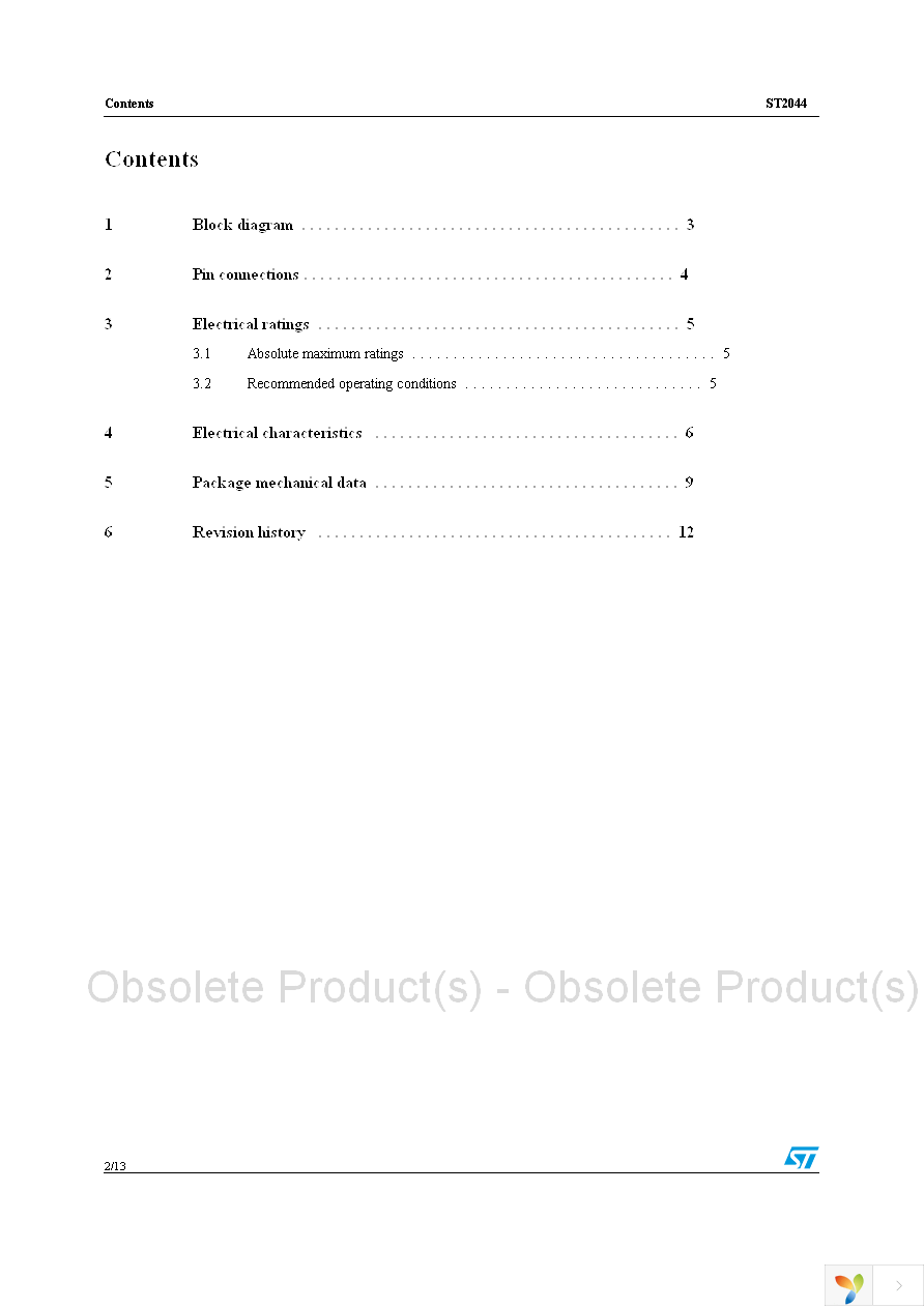 ST2044BDR Page 2