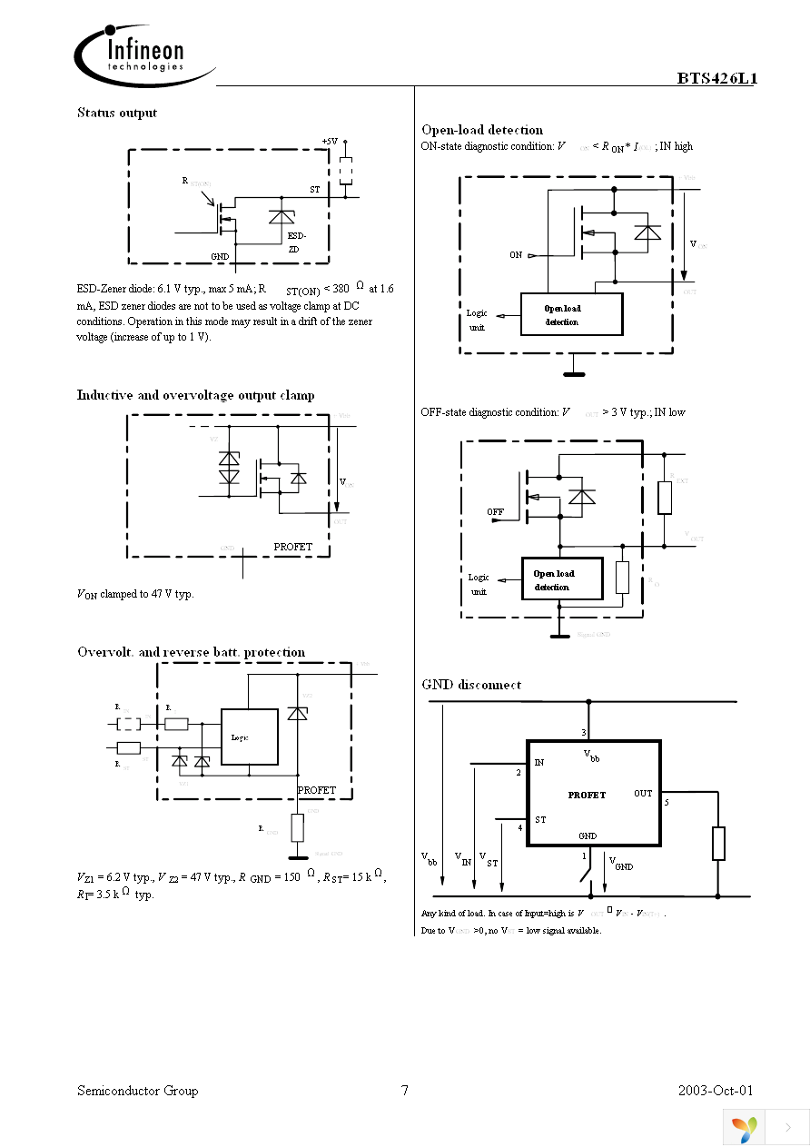 BTS426L1 Page 7