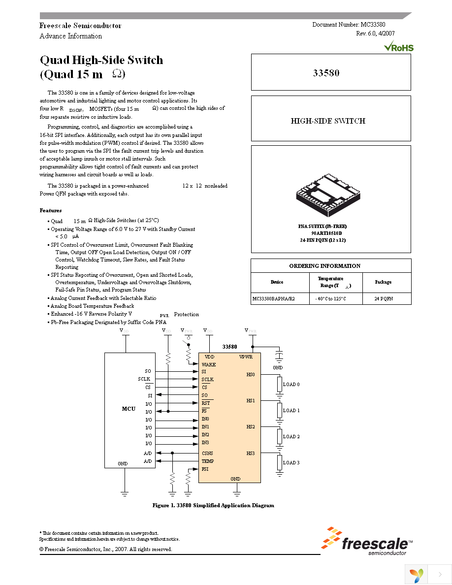 MC33580BAPNA Page 1