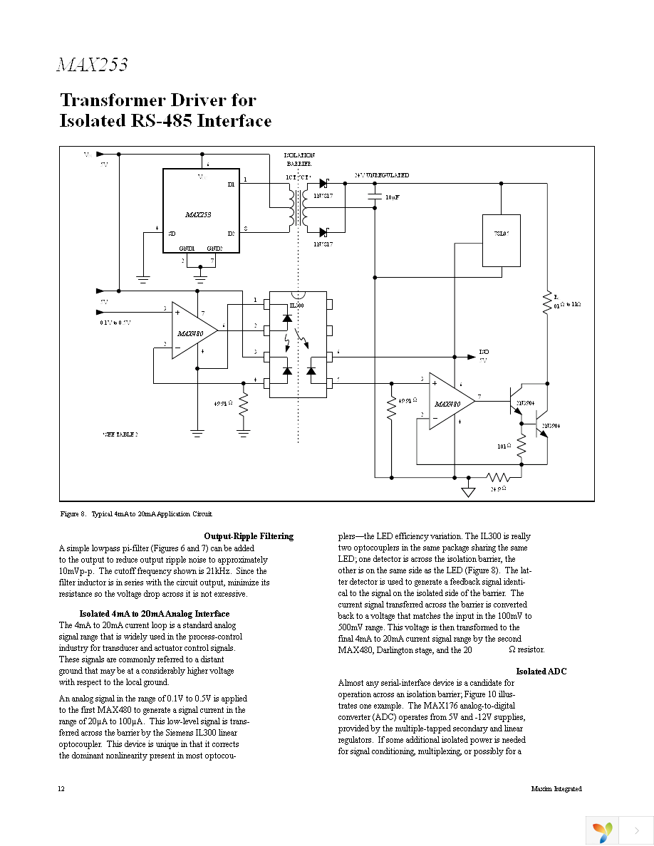 MAX253CSA+ Page 12