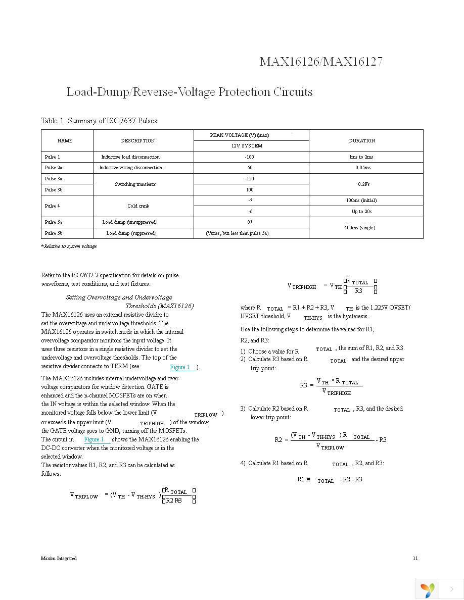 MAX16127TC+ Page 11