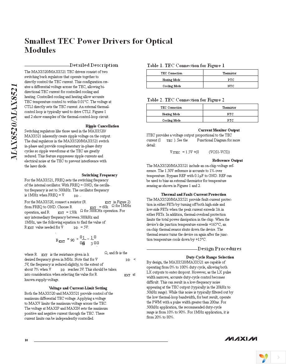 MAX8521ETP+T Page 10