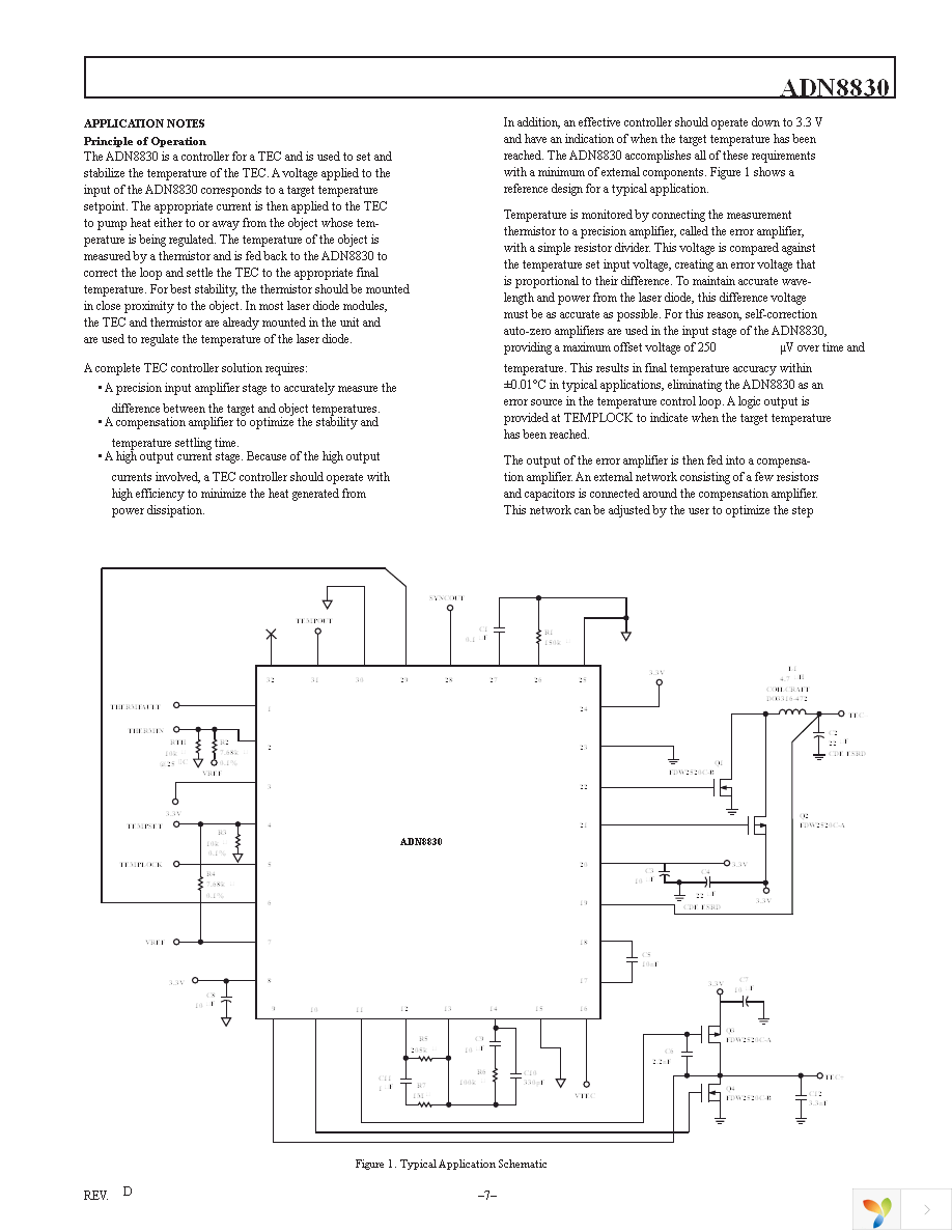 ADN8830ACPZ-REEL7 Page 7