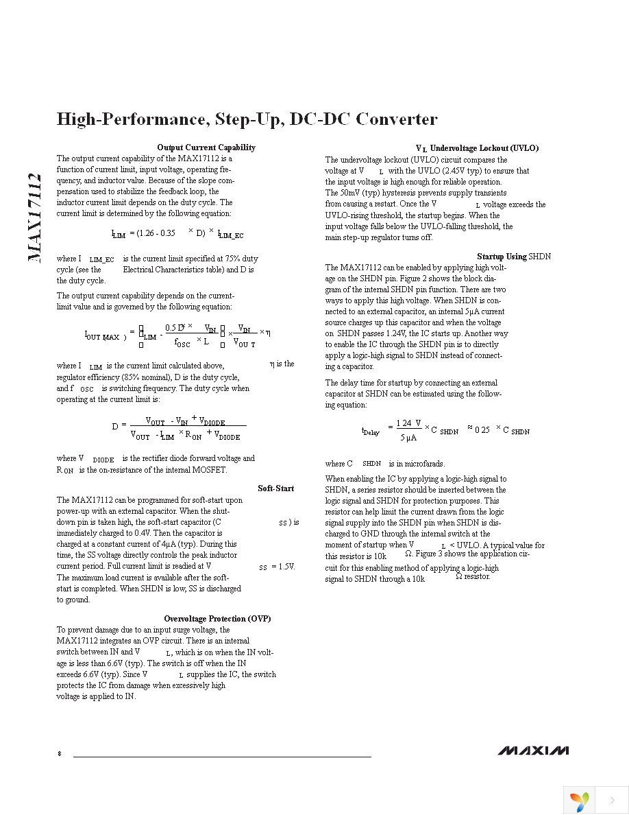 MAX17112ETB+T Page 8