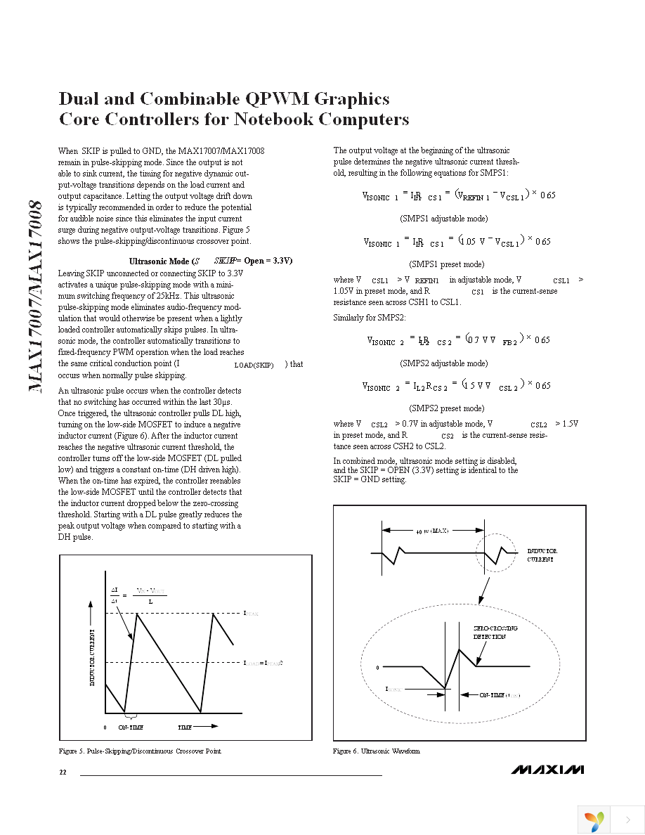 MAX17007AGTI+ Page 22