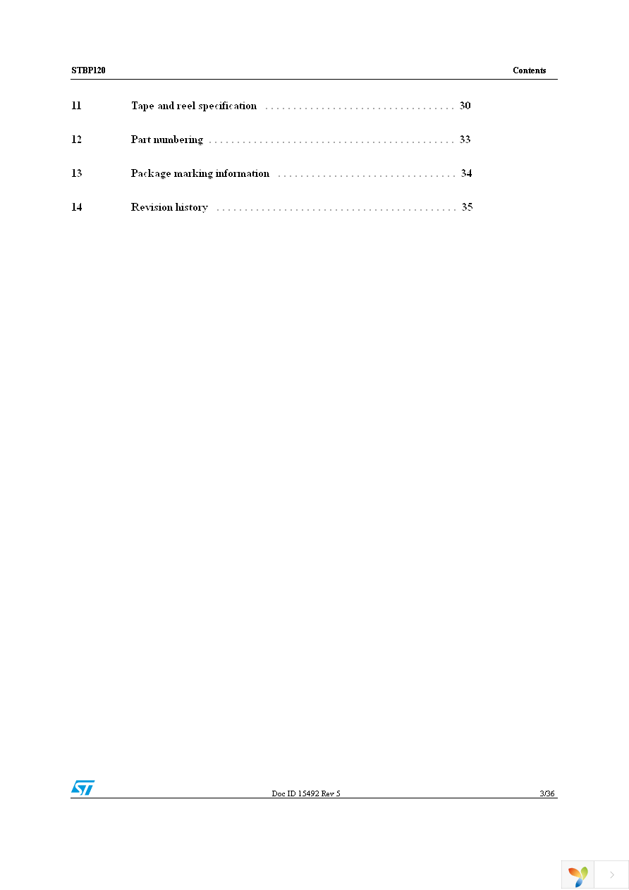 STBP120AVDK6F Page 3