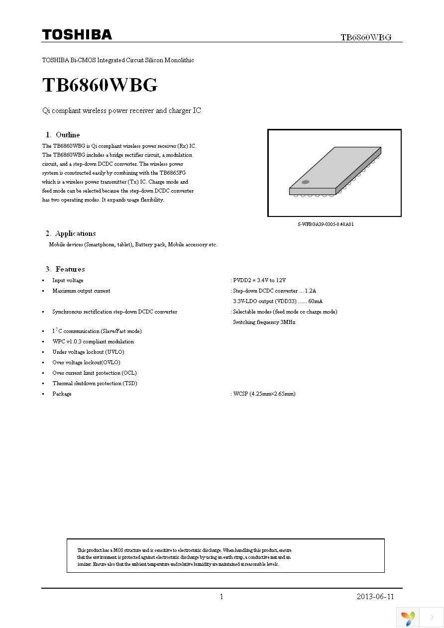 TB6860WBG,EL Page 1