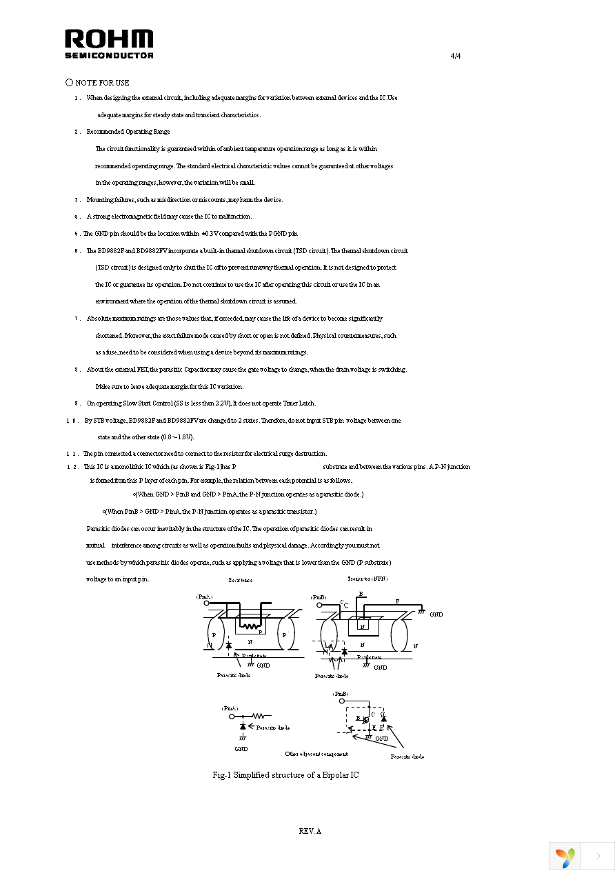 BD9882FV-E2 Page 4