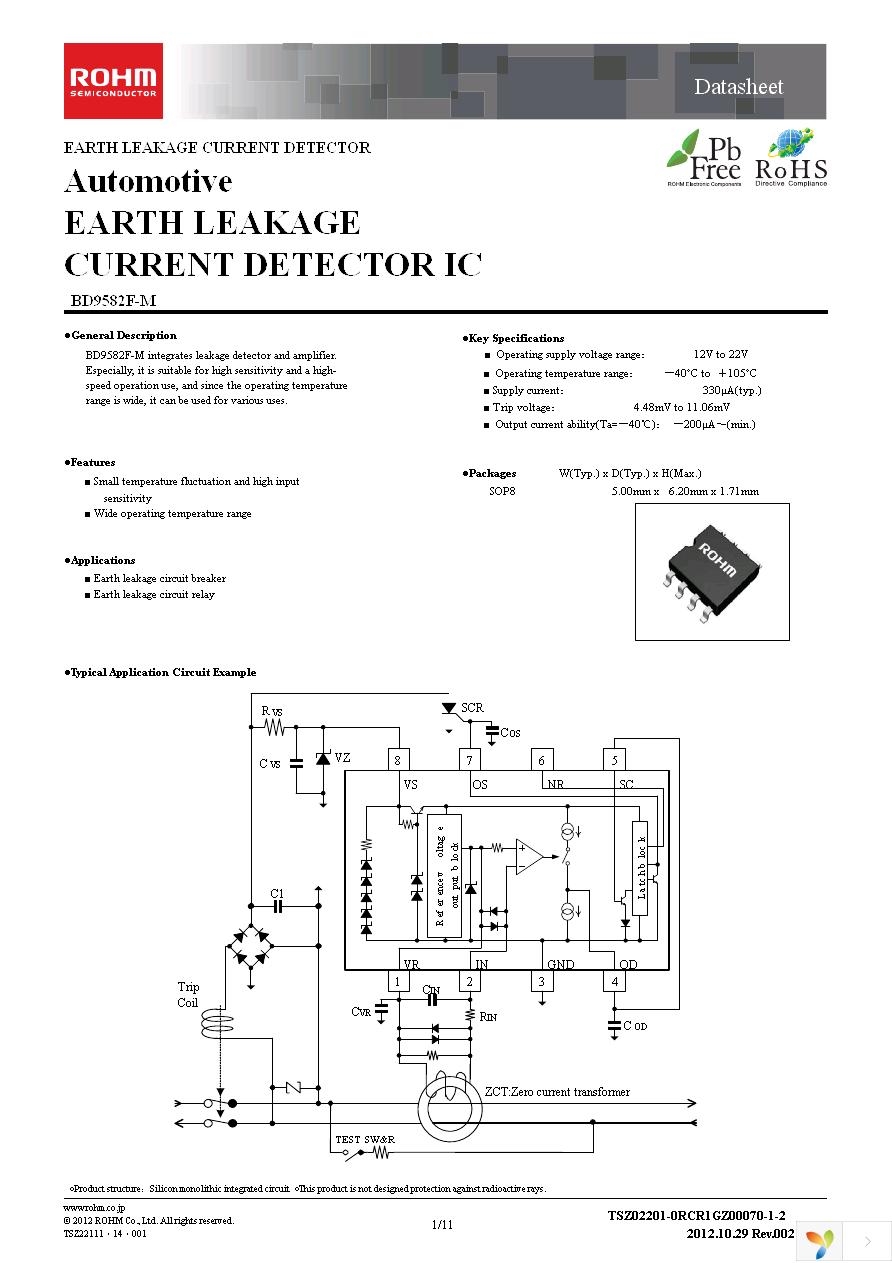 BD9582F-ME2 Page 1