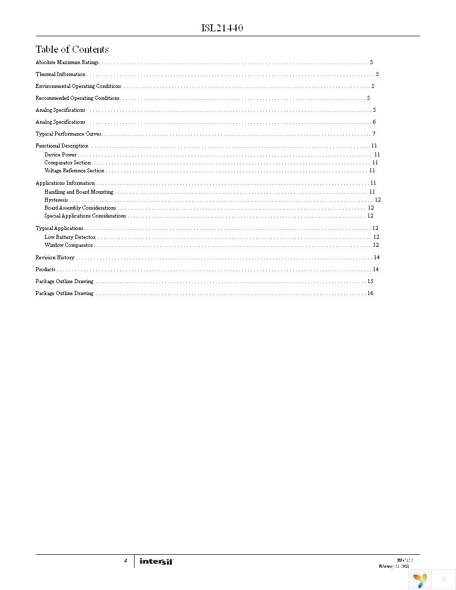 ISL21440IRTZ Page 4