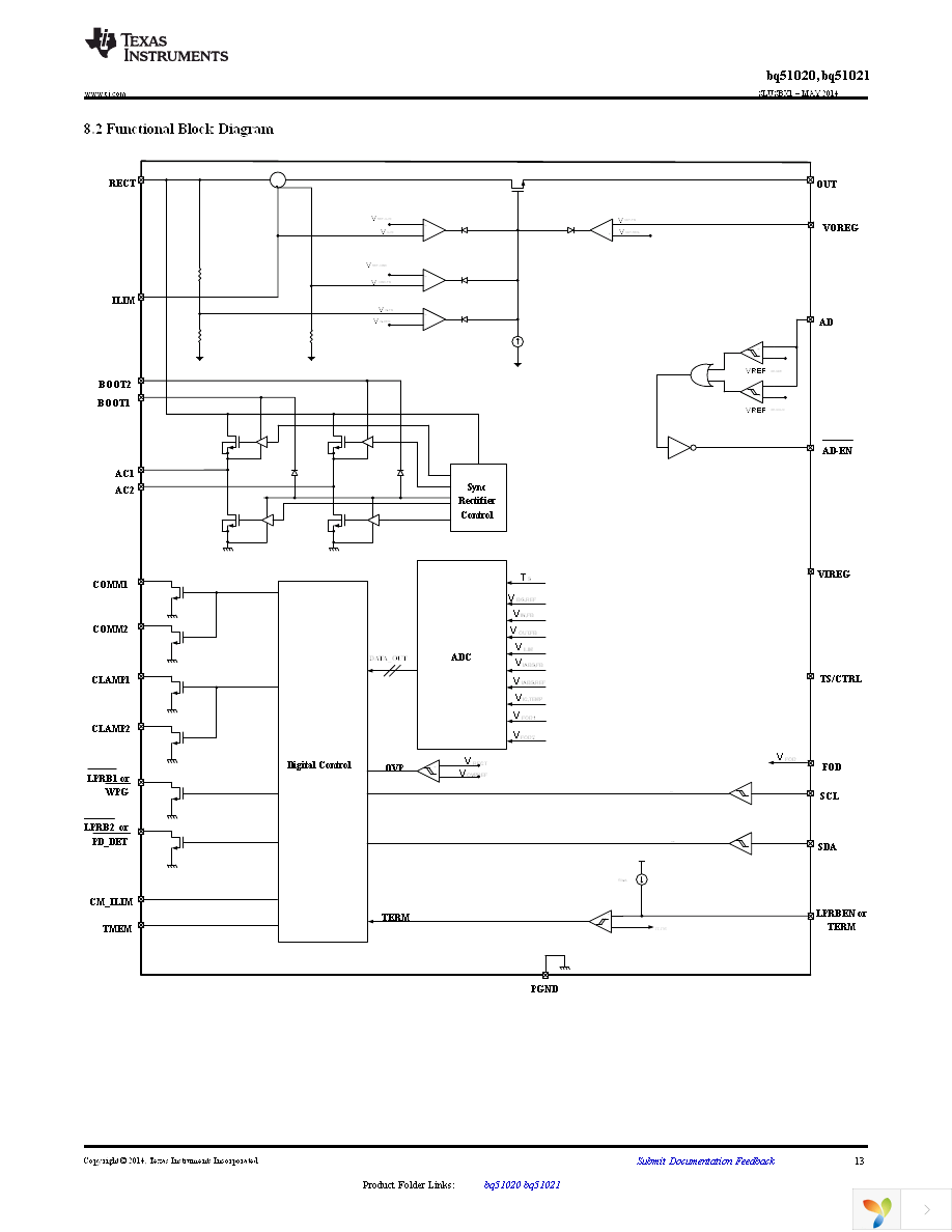 BQ51021YFPT Page 13