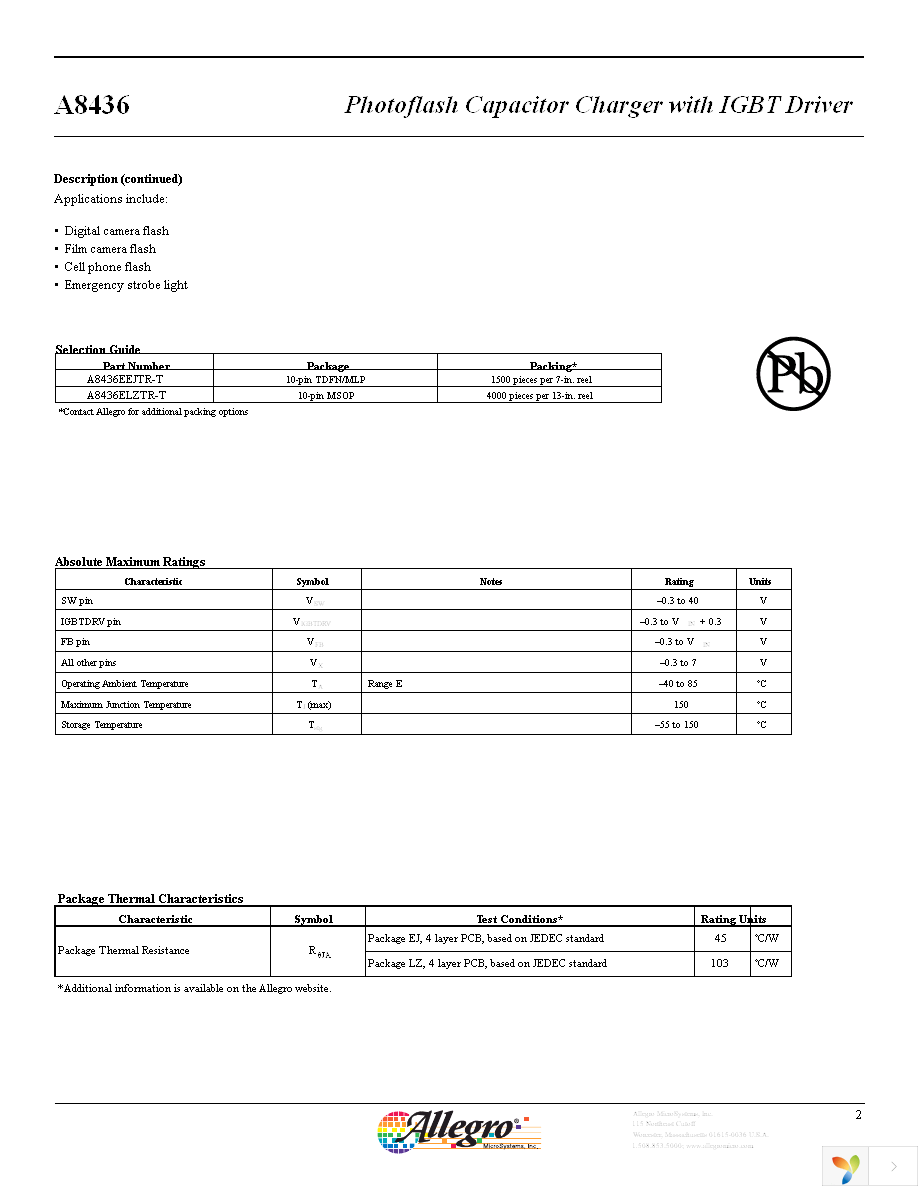 A8436EEJTR-T Page 3