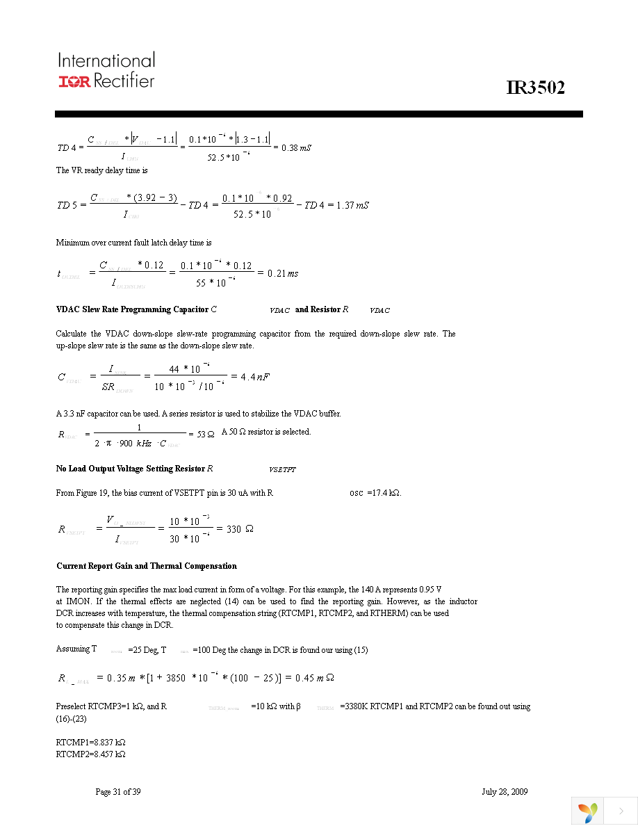 IR3502MTRPBF Page 31