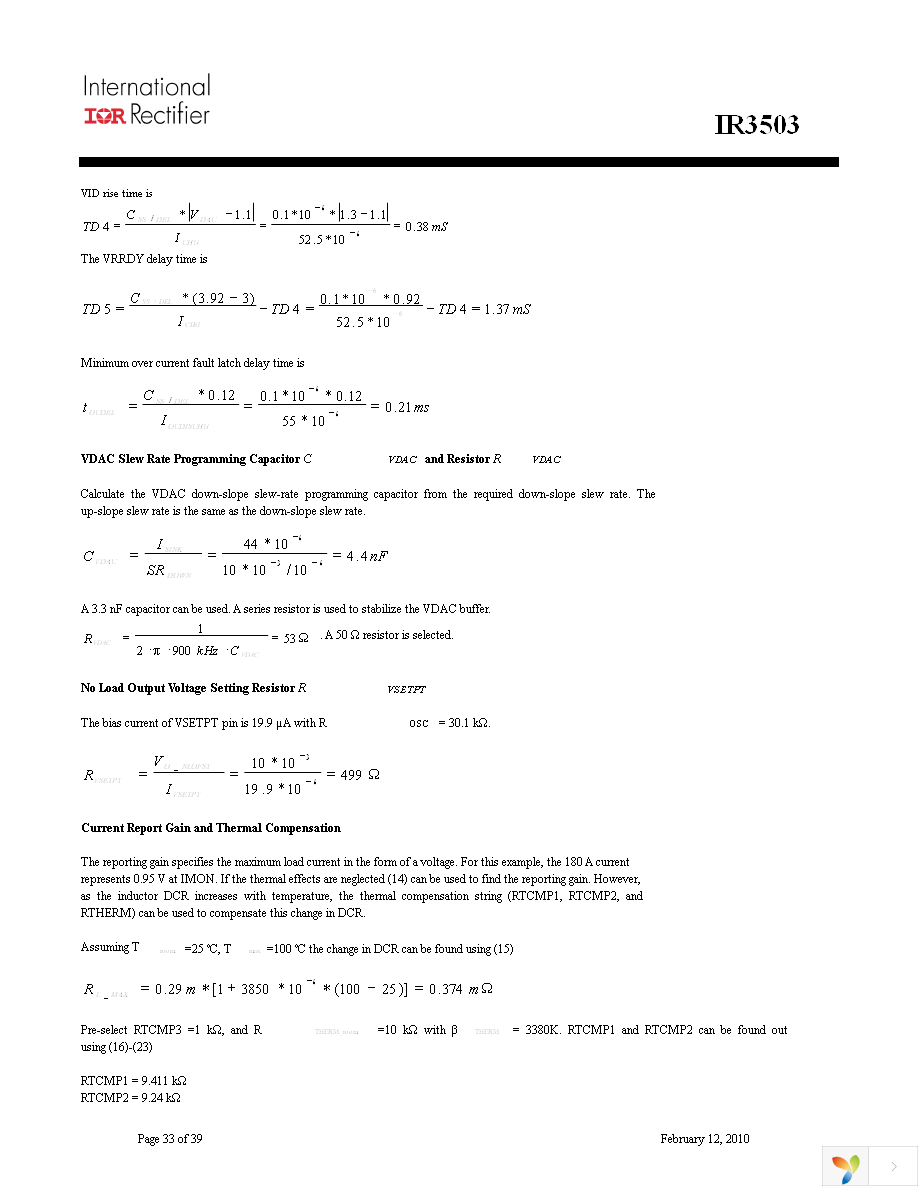 IR3503MTRPBF Page 33