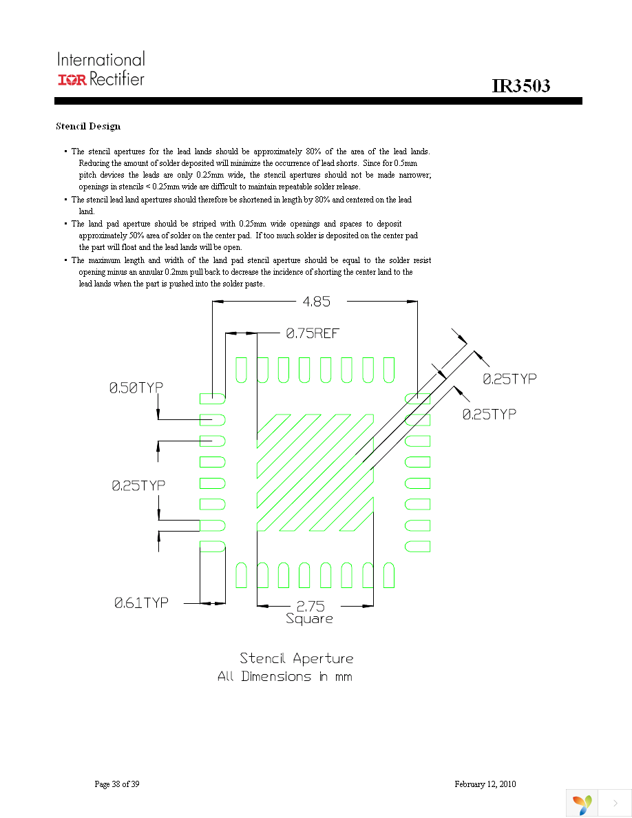 IR3503MTRPBF Page 38