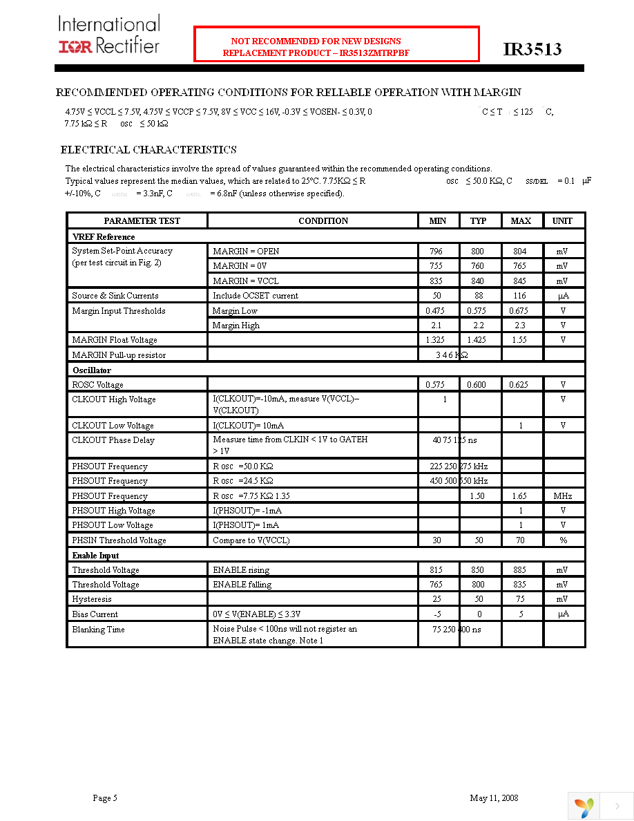 IR3513MTRPBF Page 5