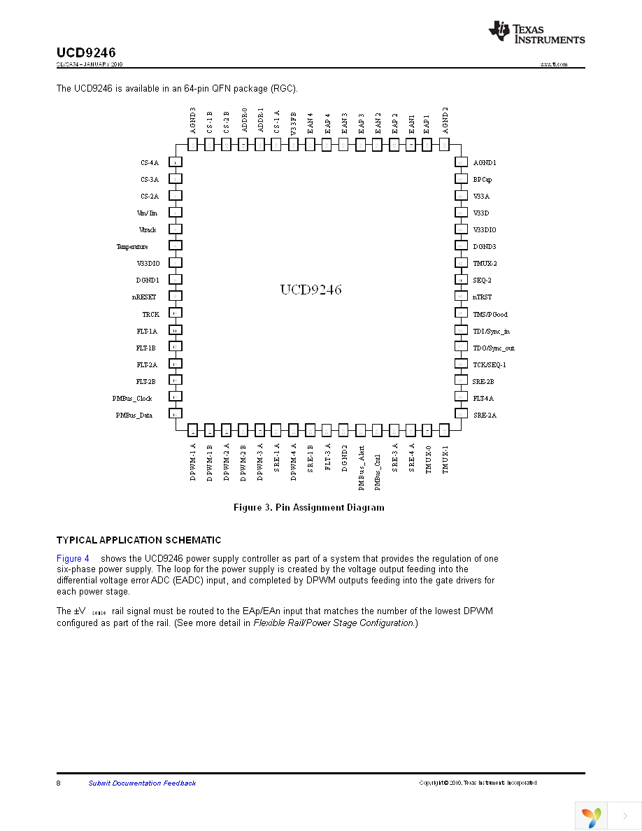 UCD9246RGCT Page 8