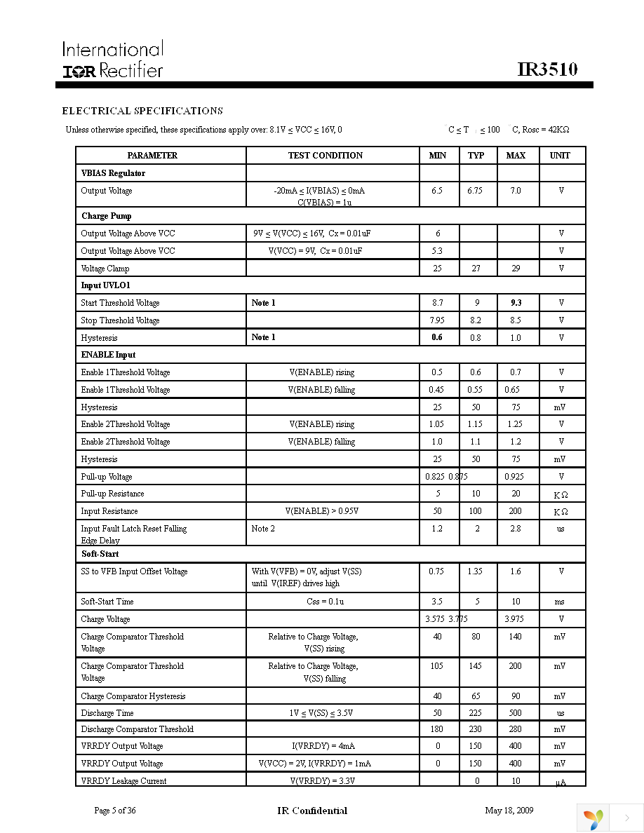 IR3510MTRPBF Page 5