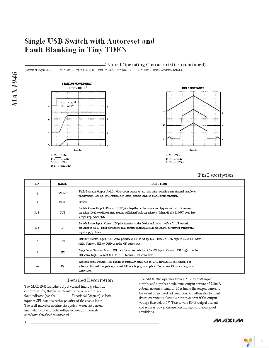 MAX1946ETA+T Page 8