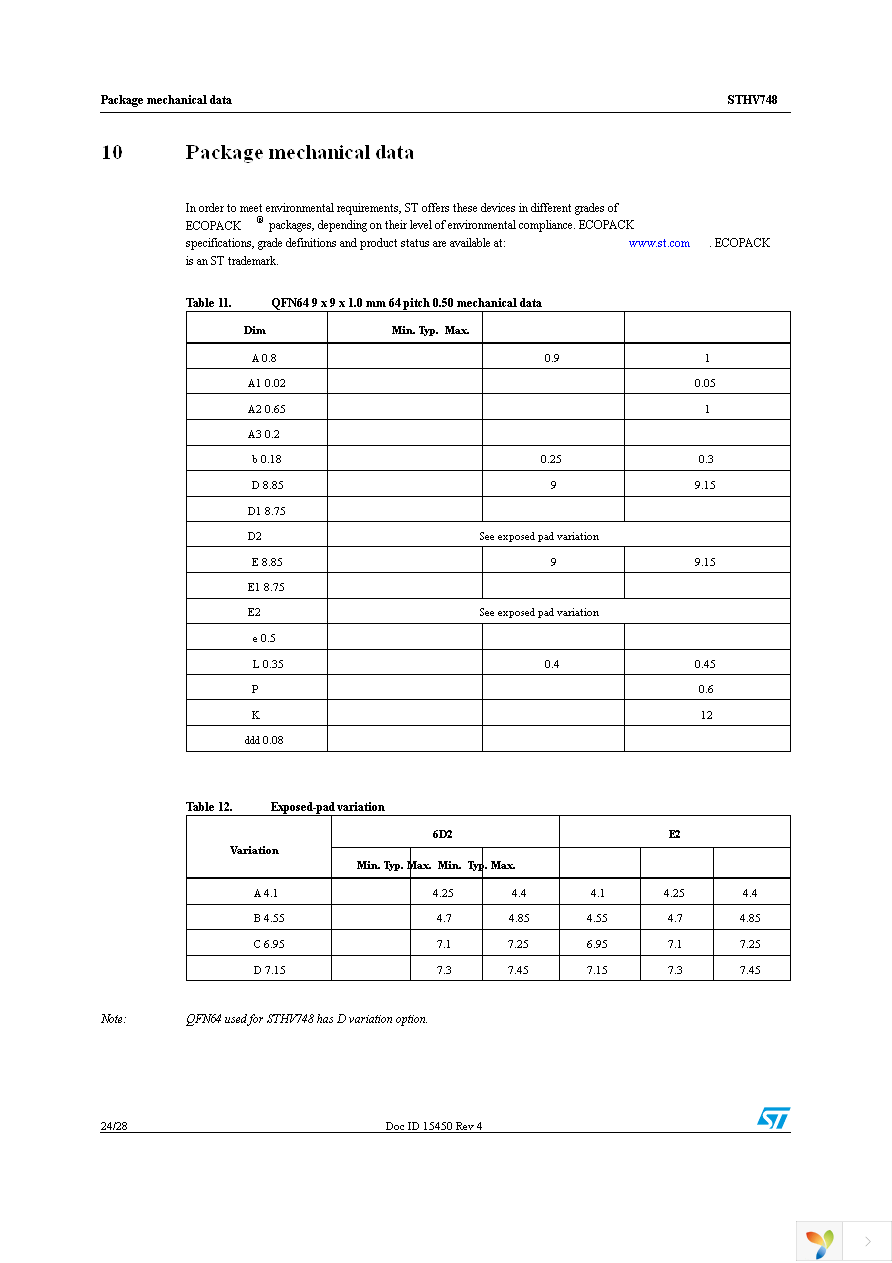 STHV748QTR Page 24