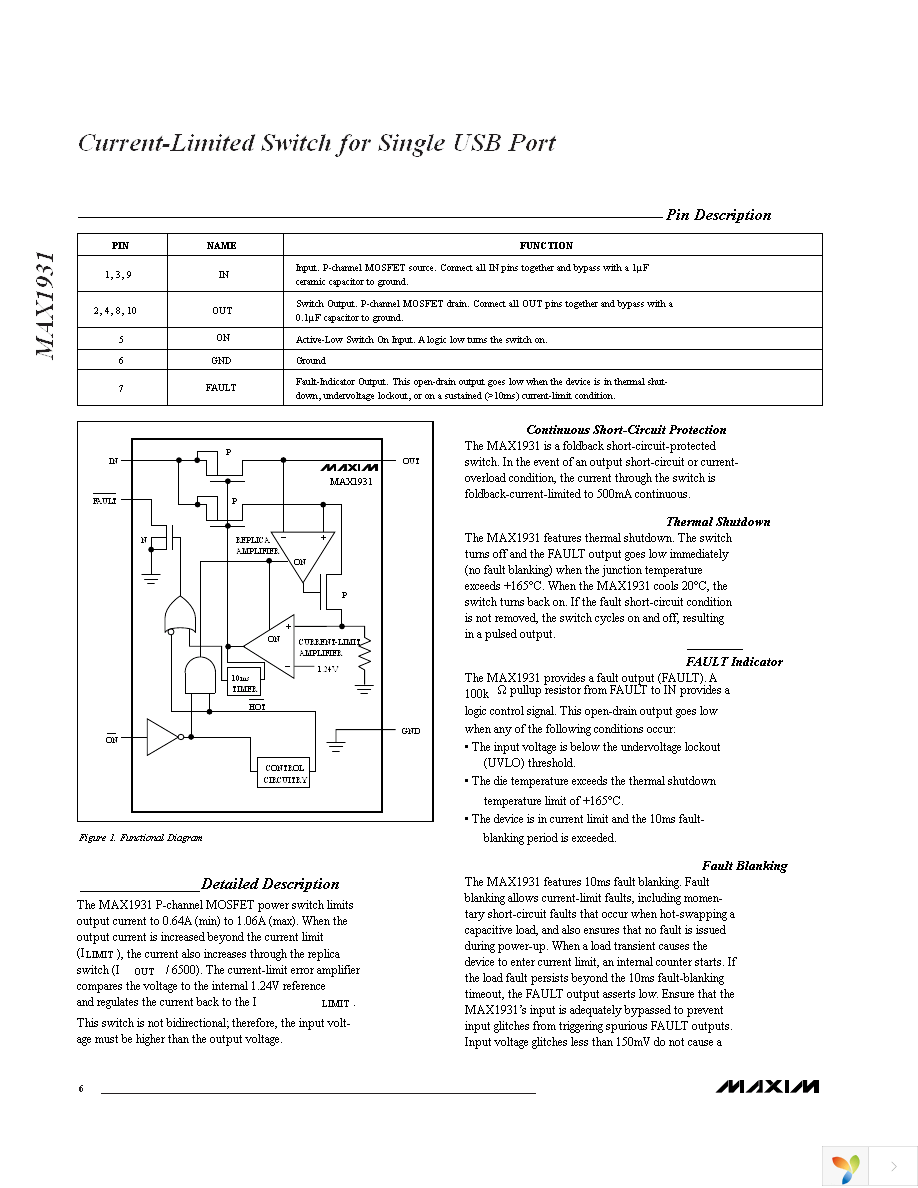 MAX1931EUB+ Page 6