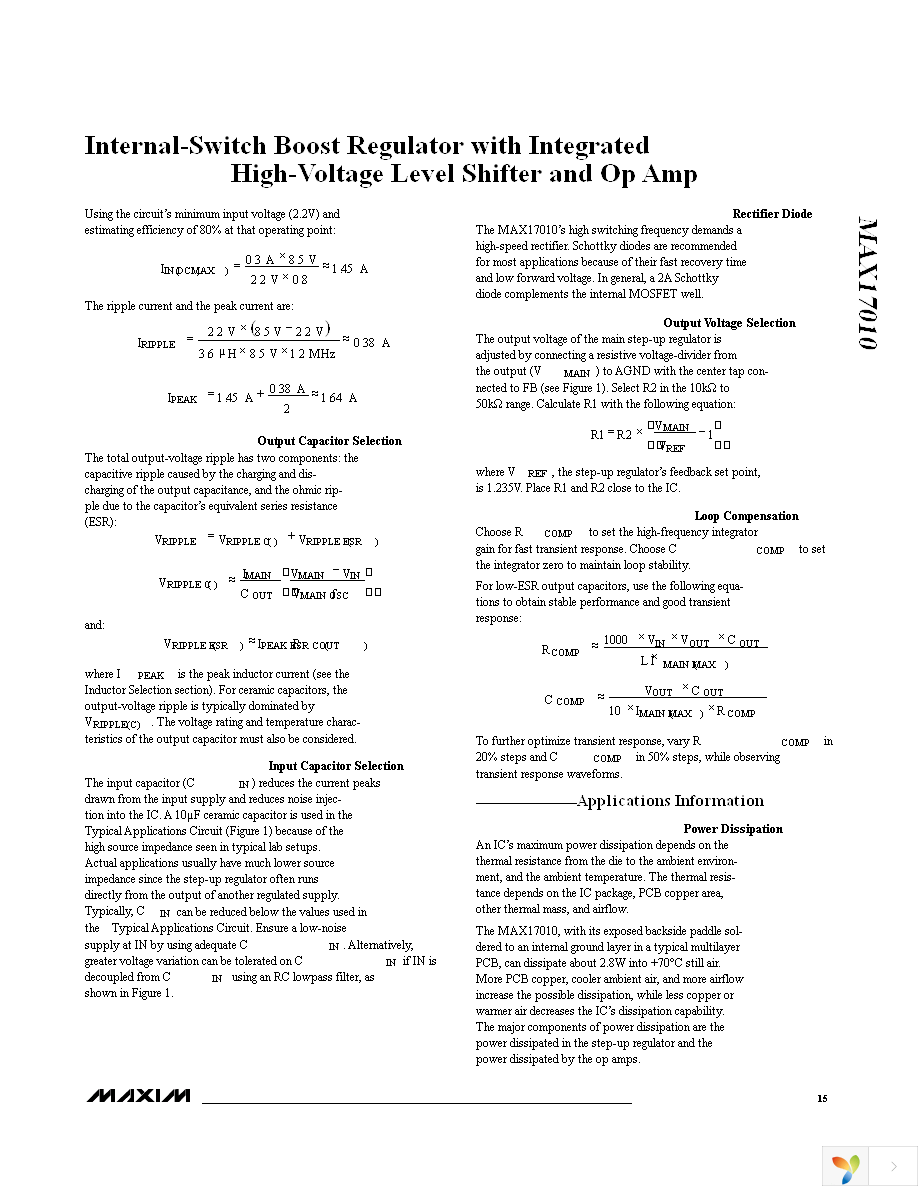 MAX17010ETL+T Page 15