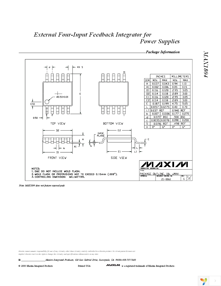 MAX1804EUB+T Page 11