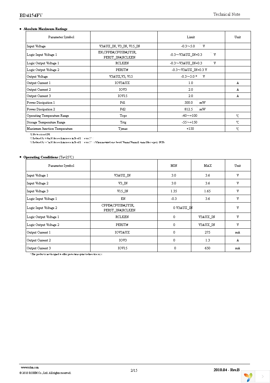 BD4154FV-E2 Page 2