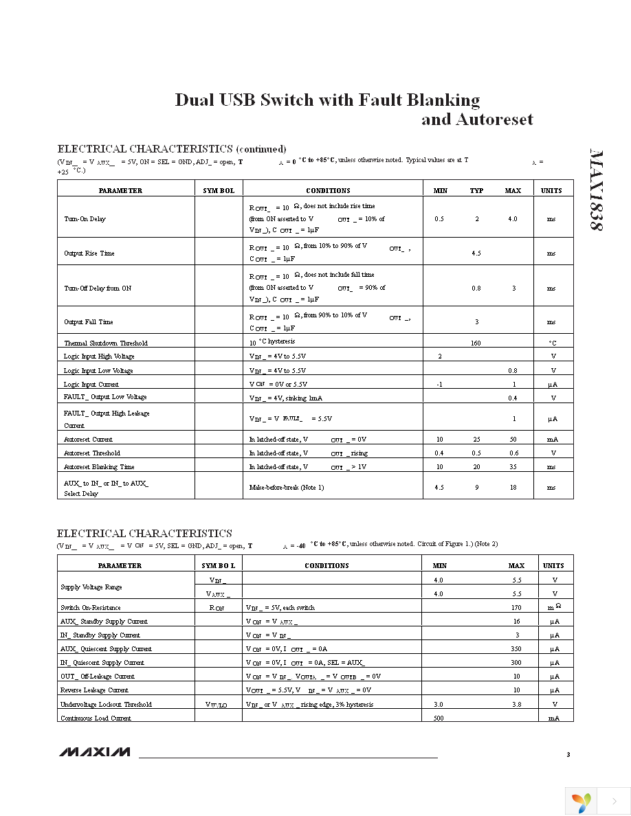 MAX1838EEE+T Page 3