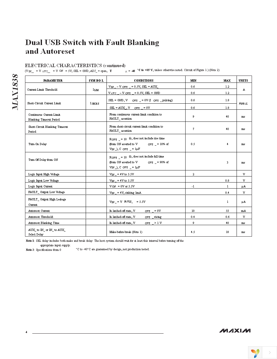 MAX1838EEE+T Page 4