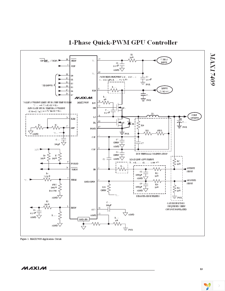 MAX17409GTI+T Page 13