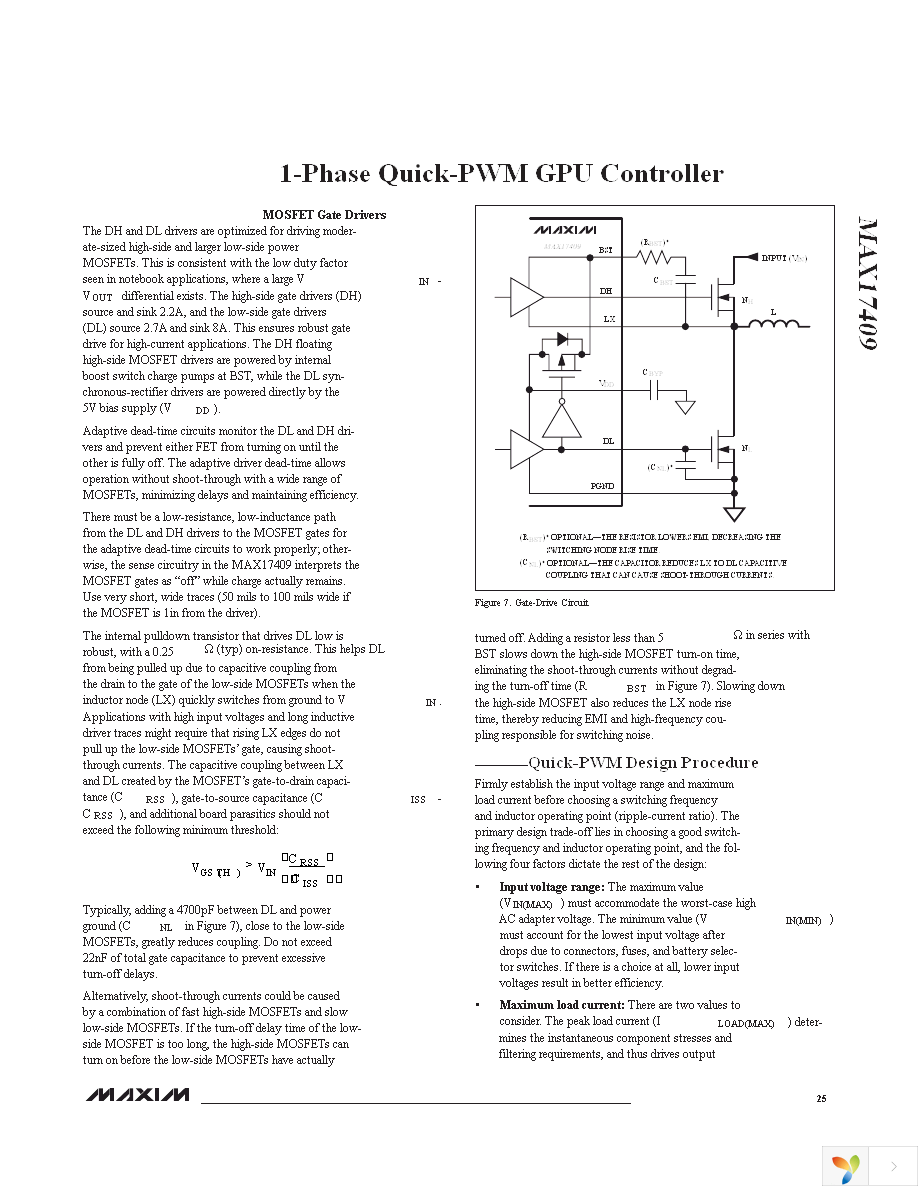 MAX17409GTI+T Page 25