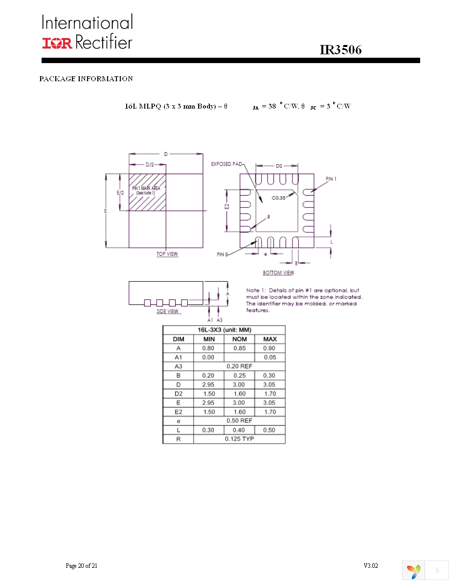 IR3506MTRPBF Page 20