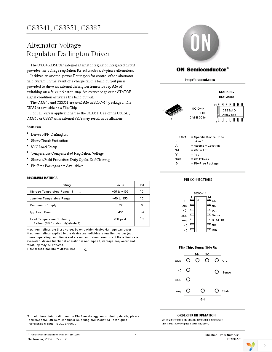 CS3351YDR14G Page 1