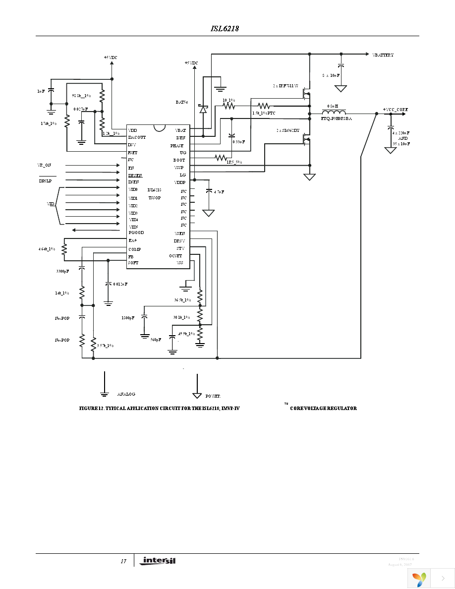 ISL6218CVZ Page 17